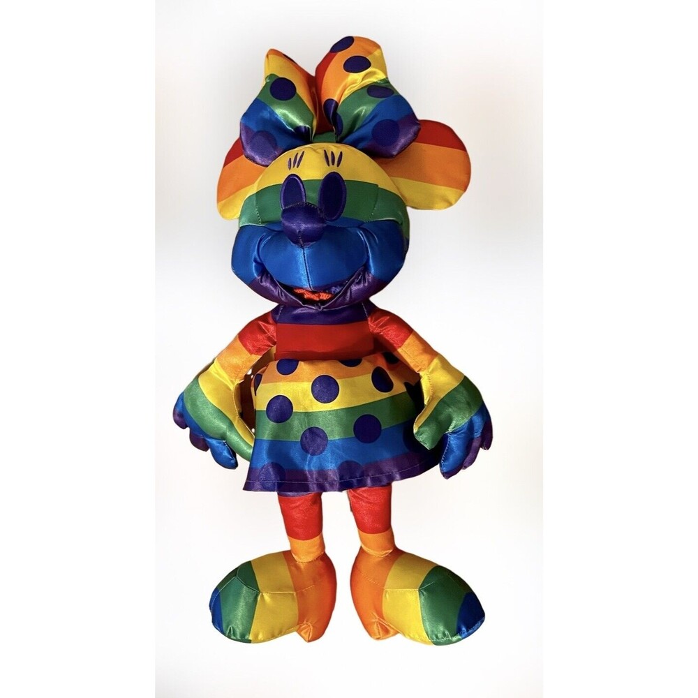 Disney Rainbow Collection Limited Edition 2020 Minnie Mouse 19” Plush Doll